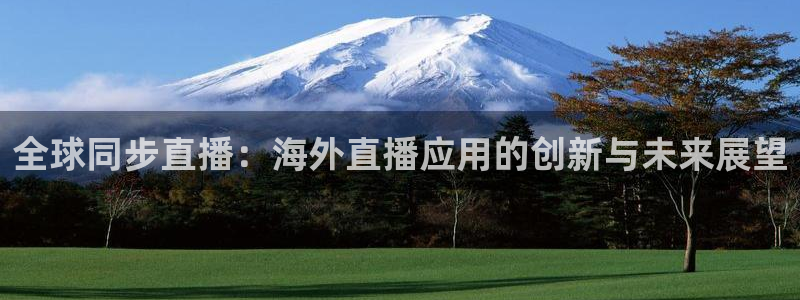 上海五星体育频道斗地主直播在线观看：全球同步直播：海外直播应用的创新与未来展望