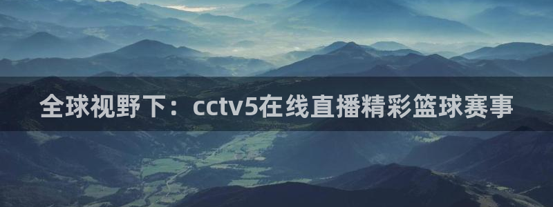 上海五星体育f1直播：全球视野下：cctv5在线直播精彩篮球赛事